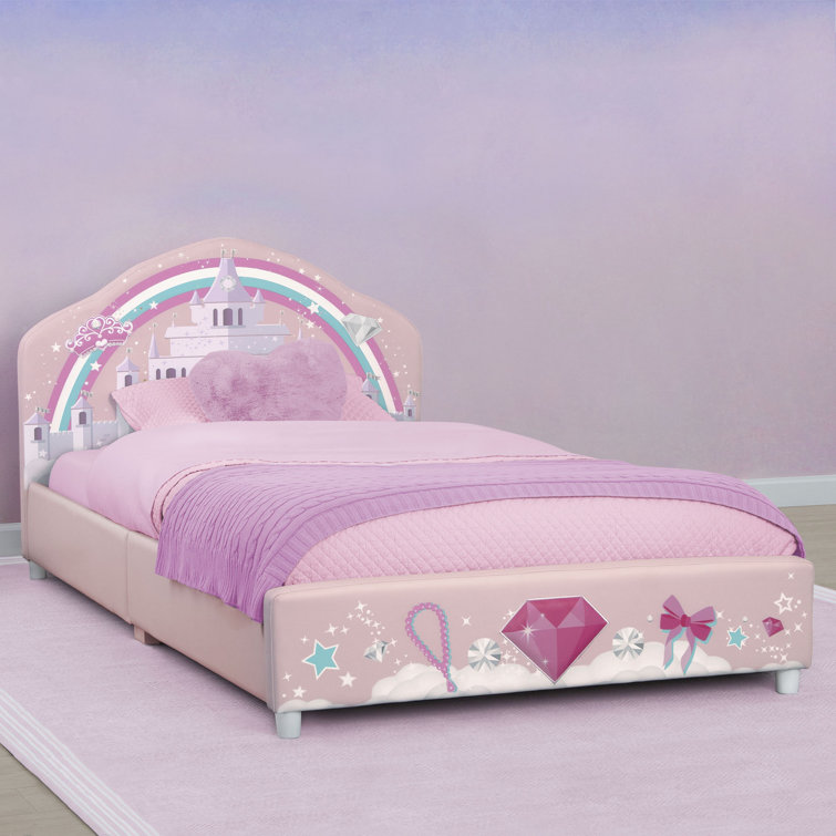 Jojo siwa upholstered 2024 twin platform bed